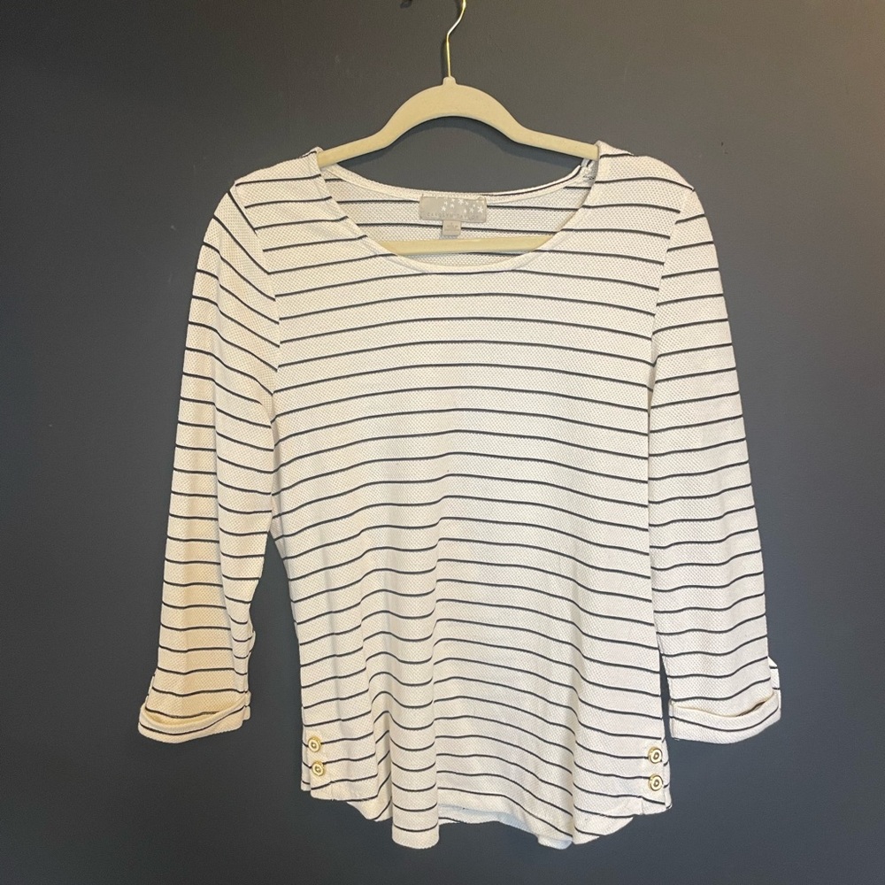 black and white sweater